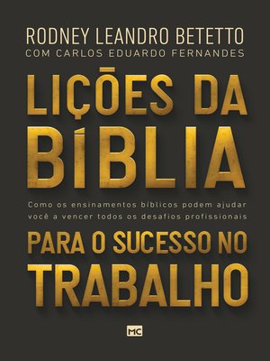 cover image of Lições da Bíblia para o sucesso no trabalho